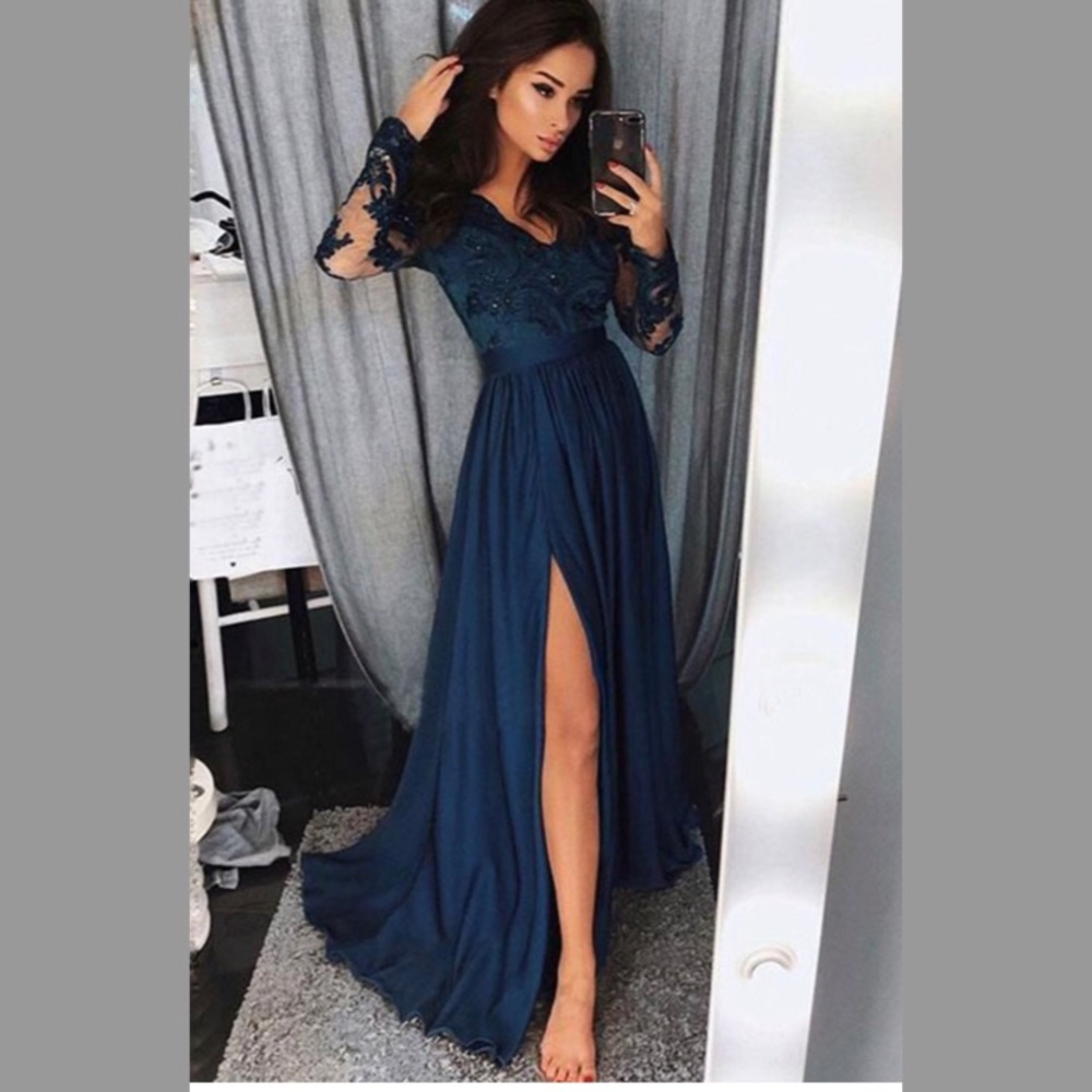 Navy Wedding/formal dress 👗